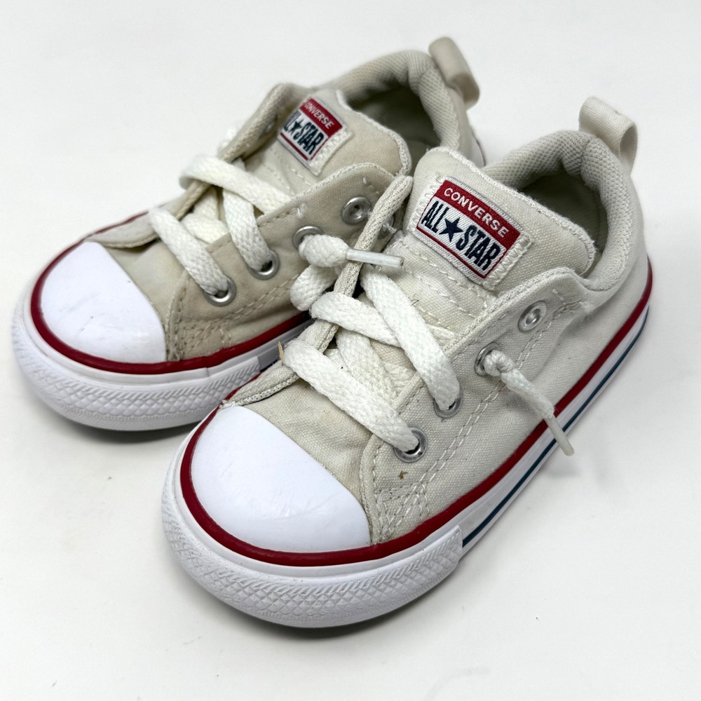 Converse Chuck Taylor All Star Madison Cream Canvas Sneakers Toddler 7 A01602F